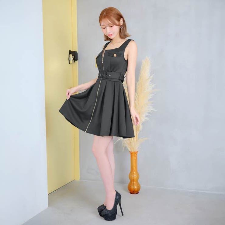 デイジーストア キャバドレス フロントジップ | Dazzy | 詳細画像7 