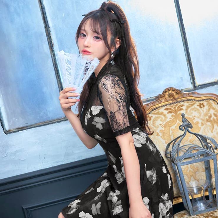 dazzy store デイジーストア チャイナキャバドレス デイジーストア キャバドレス チャイナ風[品番：DY000030268