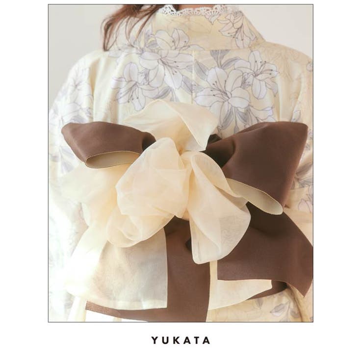  ワンカラーシアーチュール兵児帯 | Dazzy | 詳細画像4 