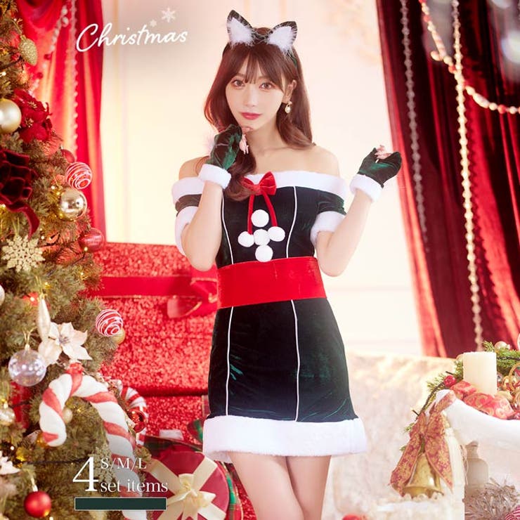 サンタコスプレ レディース 4点SET[品番：DY000030406]｜Dazzy（デイジー）のレディース ファッション通販｜SHOPLIST（ショップリスト）