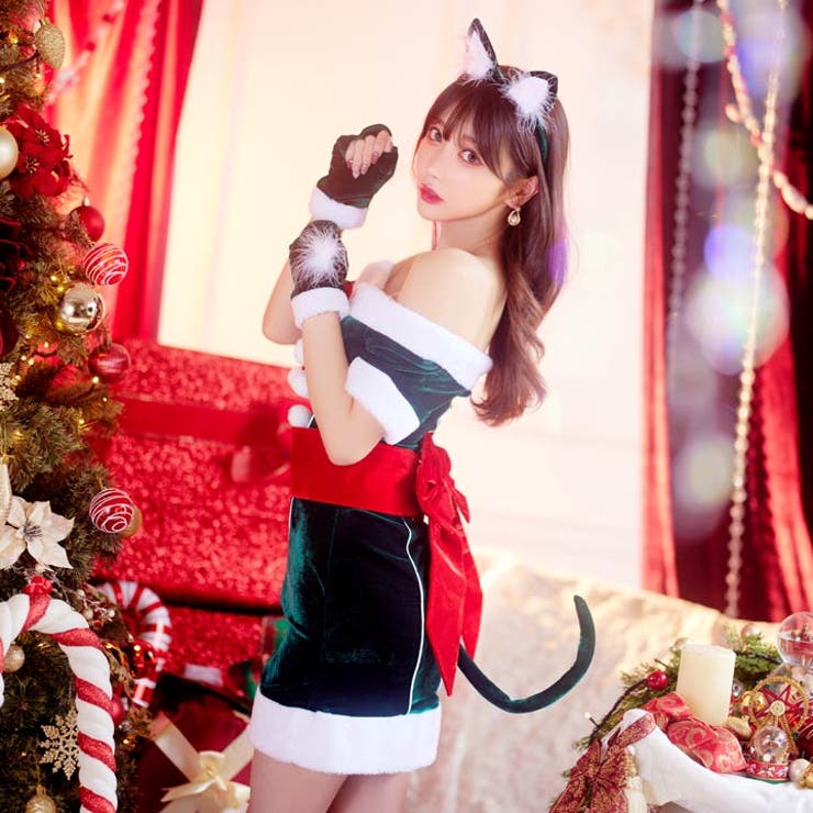 サンタコスプレ レディース 4点SET | Dazzy | 詳細画像9 