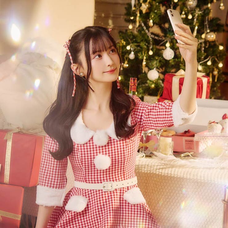 サンタコスプレ レディース 4点SET | Dazzy | 詳細画像7 