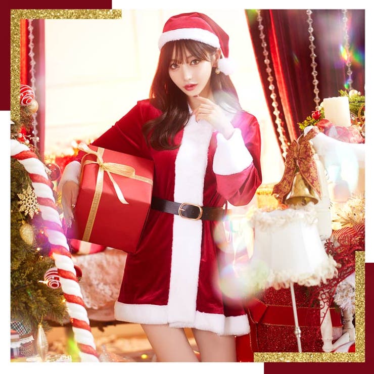 サンタコスプレ レディース 3点SET | Dazzy | 詳細画像12 