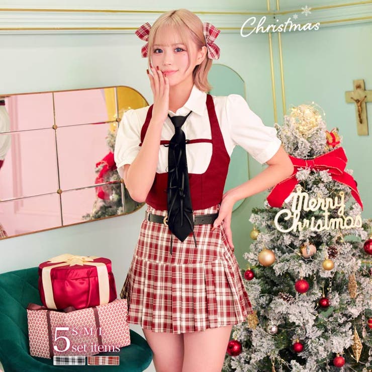 サンタコスプレ レディース 5点SET | Dazzy | 詳細画像7 