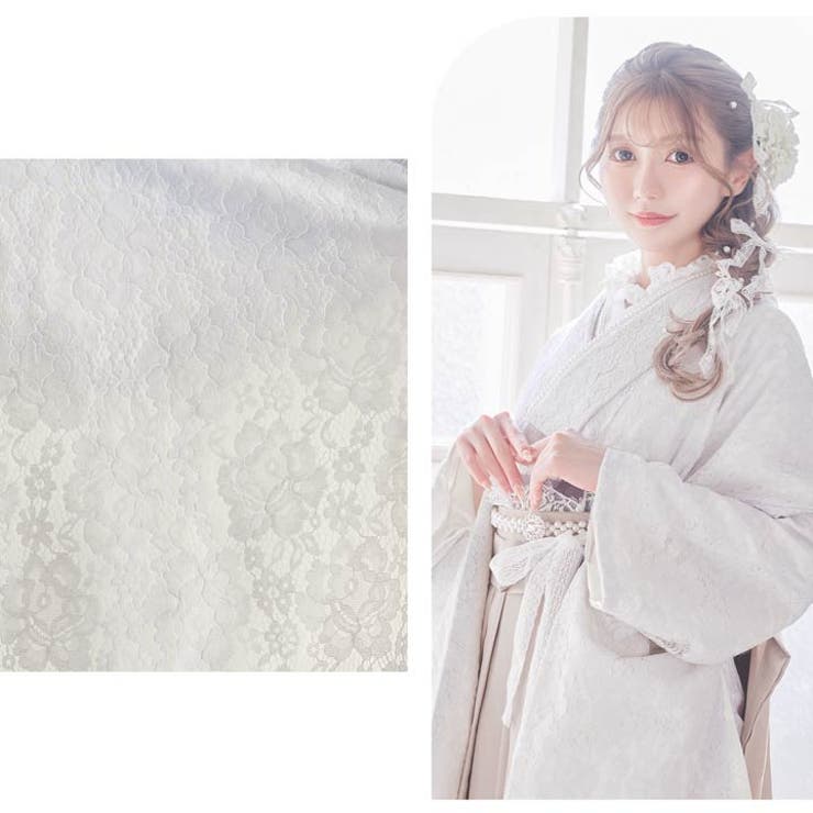 [3点SET]総フラワーレース二尺袖・袴 | Dazzy | 詳細画像14 