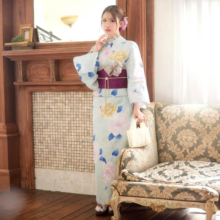 楽天市場】ブランド浴衣単品 レディース 浴衣 「HANAE MORI