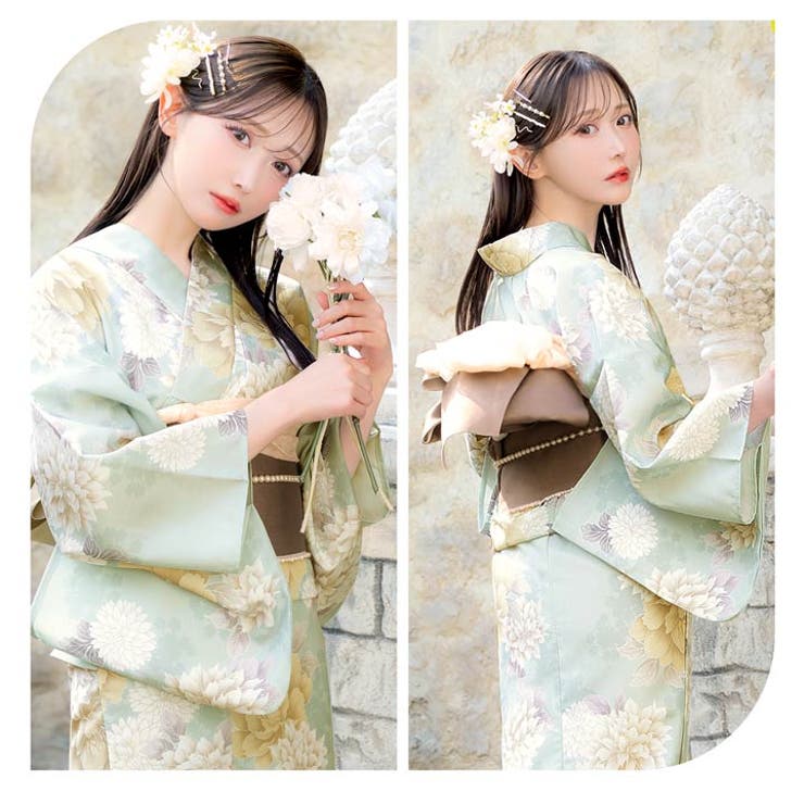 紫×市松×紅葉×牡丹 京都呉服店高級浴衣♡ ふくや呉服店/着物/レンタル/リメイク/高松 (@fukuya5fuku