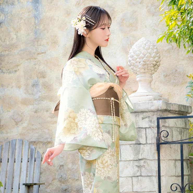 Angelic Pretty あじさい柄 浴衣本体＋巾着（帯なし／訳あり） Angelic Pretty あじさい柄 浴衣本体＋巾着（帯なし／訳あり