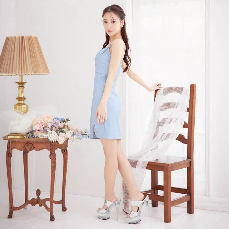 [15cmヒール] ダブルベルトクリアヒールサンダル [dazzyオリジナル] | Dazzy | 詳細画像11 