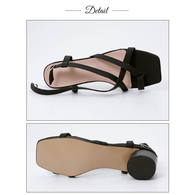 [単品]アシンメトリークロスラインサンダル【YUKATA by dazzy | Dazzy | 詳細画像7 