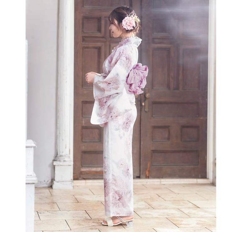 美品 定価3万程度　ピンキー＆ダイアン 薔薇柄　浴衣 美品 定価3万程度 ピンキー＆ダイアン 薔薇柄 浴衣 - メルカリ