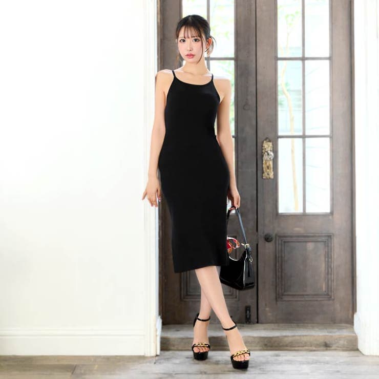 キャミソールウエストホールスリットニットワンピース [カジュアル dazzy | Dazzy | 詳細画像6 