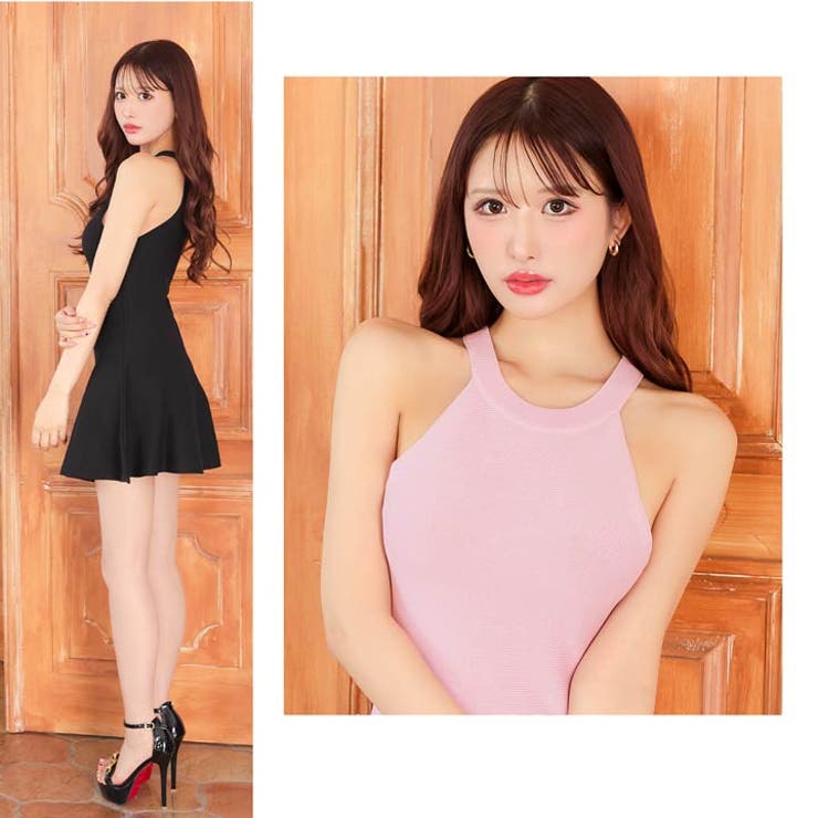 [Aライン] ノースリーブハイネックAラインニットワンピース[カジュアル daz… | Dazzy | 詳細画像15 