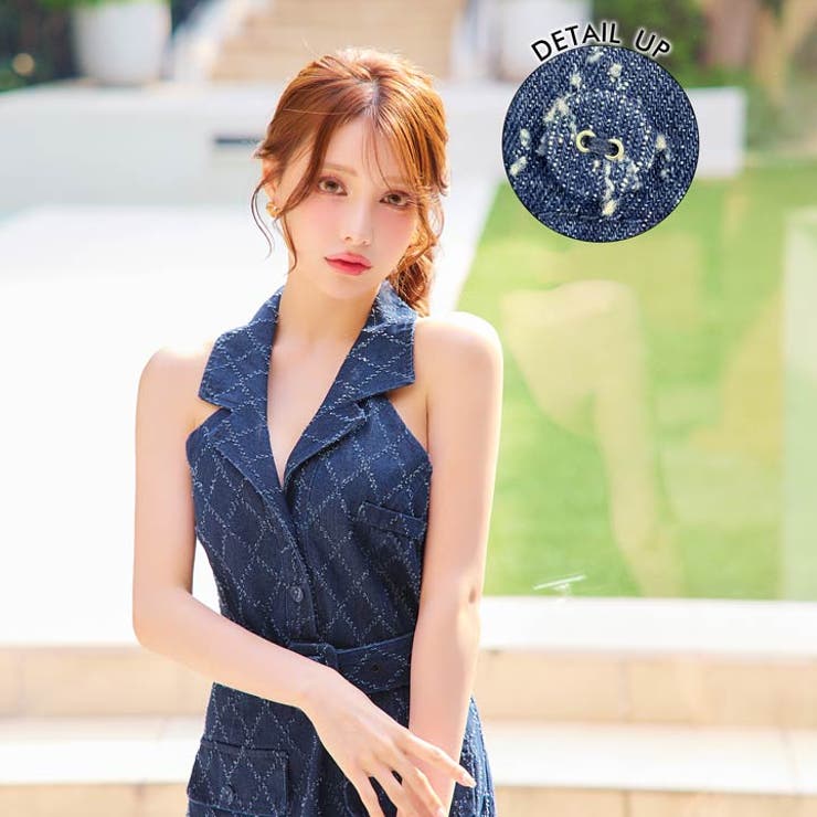 foxeyデニムワンピース襟付き※明日までの出品 do76135-1.jpg