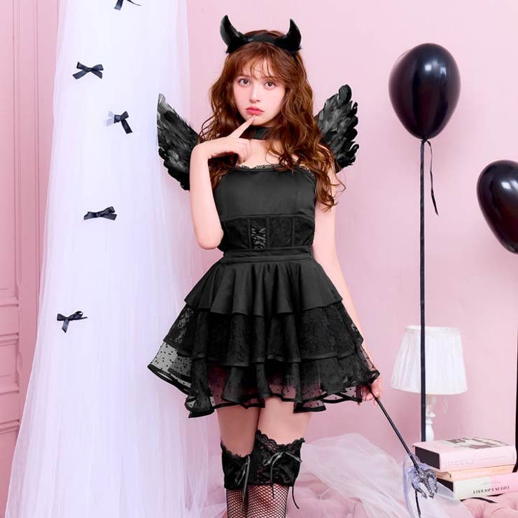 [6点SET] スウィートデビルコスチューム [ | Dazzy | 詳細画像4 