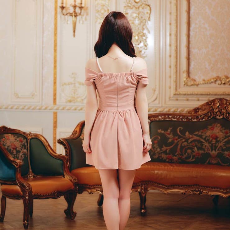 リボン オフショル パールビジュー | Dazzy | 詳細画像10 