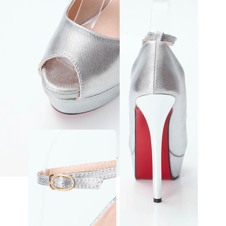 [13 5cmヒール]エレガント ラメストラップ | Dazzy | 詳細画像6 