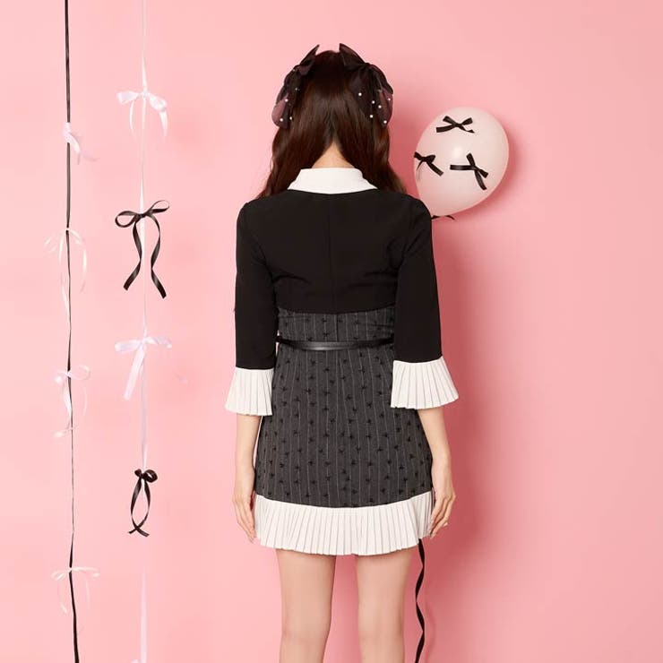 リボン ストライプ レイヤード | Dazzy | 詳細画像7 