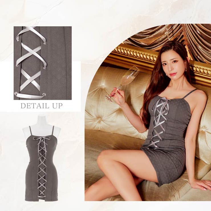 キャミソール フロント レースアップリボン | Dazzy | 詳細画像20 