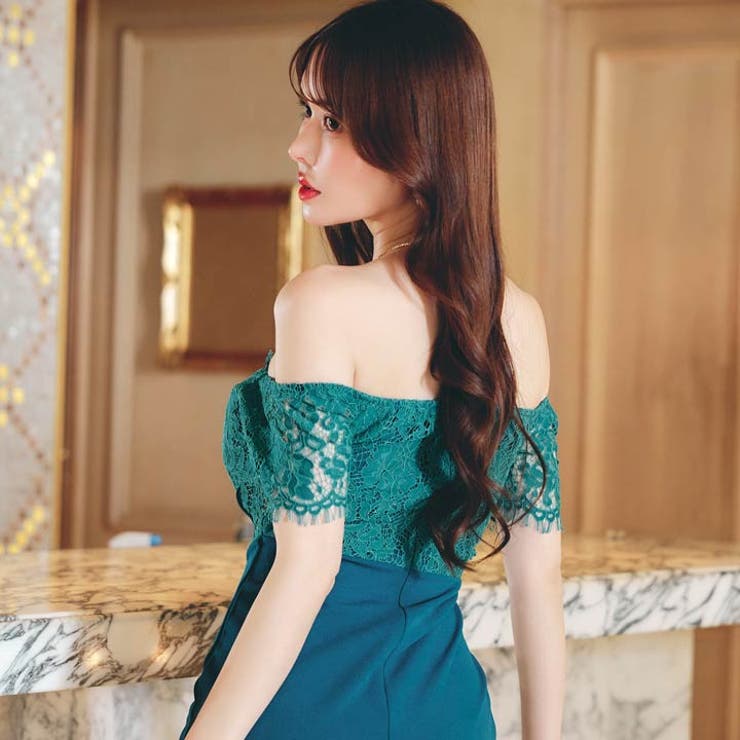 オフショル フラワー レース | Dazzy | 詳細画像3 