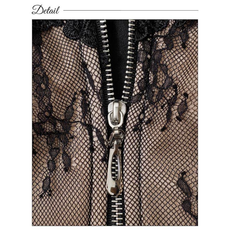 ヌーディレース ファスナー クロス | Dazzy | 詳細画像14 