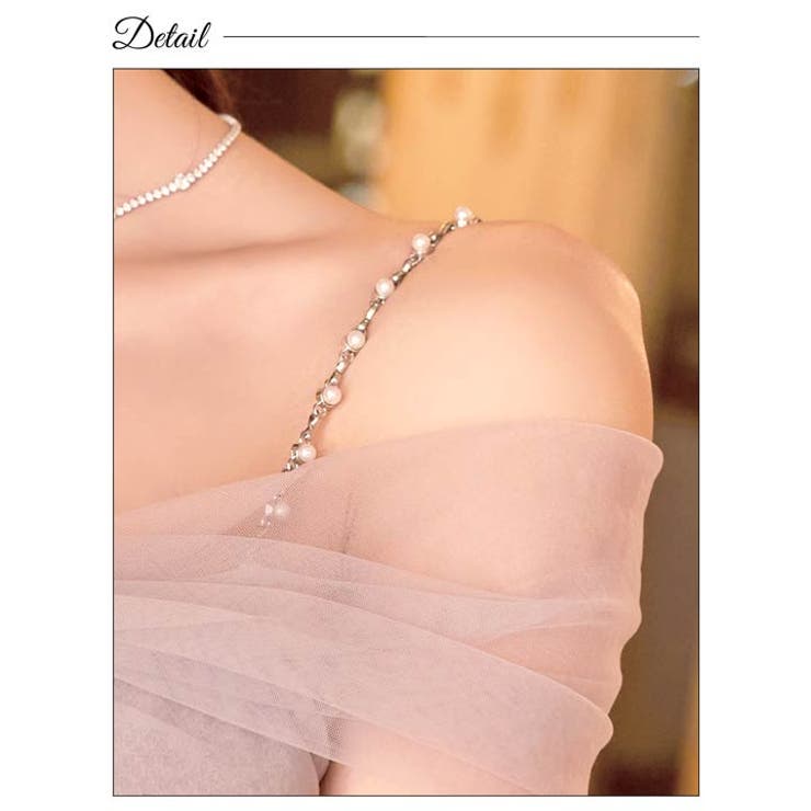 フロントジップ ツイスト チュール | Dazzy | 詳細画像13 