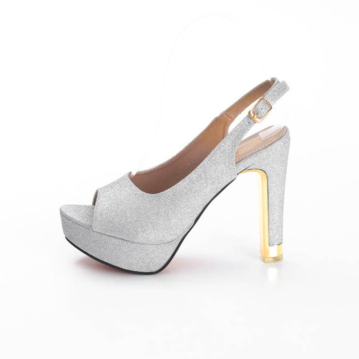 キラキラのラメがたっぷりとあしらわれた華やかなサンダル | Dazzy | 詳細画像3 