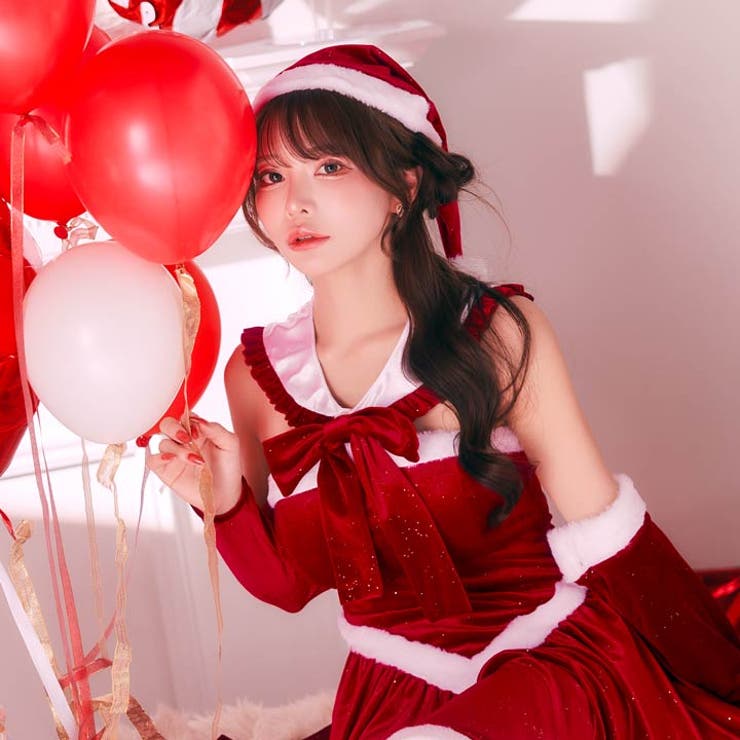 [5点SET]キュートリボンセーラー風サンタコス[2025サンタ/コスプレ] | Dazzy | 詳細画像15 