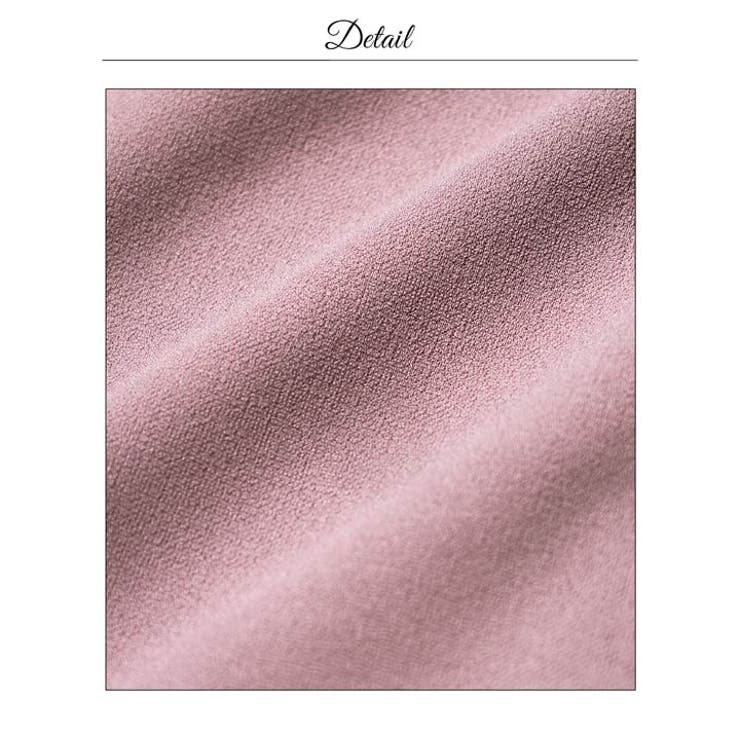 お腹と二の腕をカバー！大人上品透けレースオフショルペプラムミニ丈キャバドレス[S… | Dazzy | 詳細画像18 