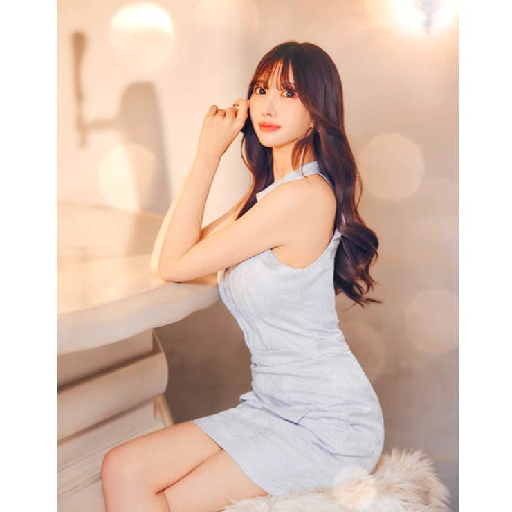 大人SEXYアメスリ×高級感サテンプリーツ胸元カットアウトタイトミニ丈キャバドレ… | Dazzy | 詳細画像10 