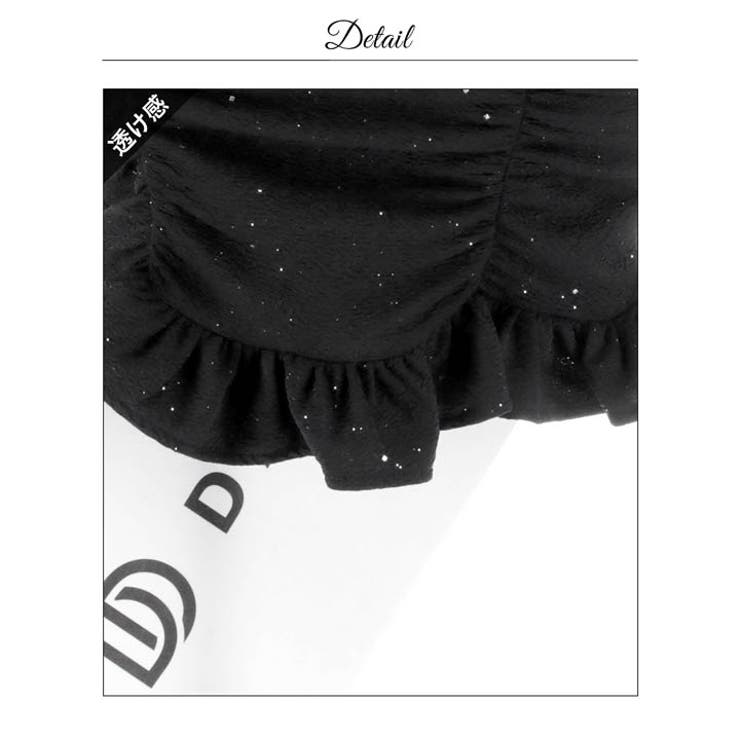 ビジューストーン煌めくギャザーマーメイドタイトキャミミニ丈キャバドレス[SML … | Dazzy | 詳細画像19 