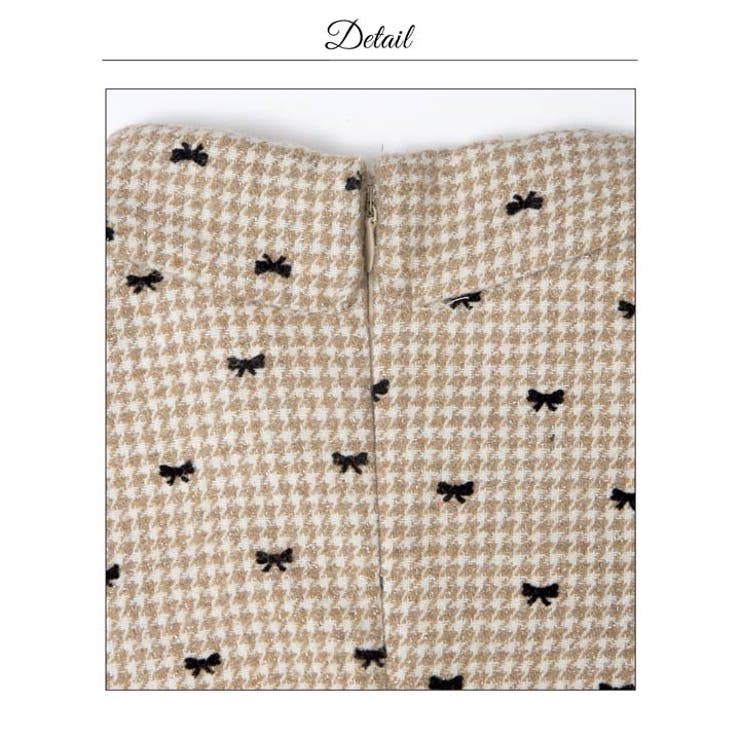 襟付きフロントジップリボン刺繍マーメイドミニ丈キャバドレス[SML 3サイズ展開… | Dazzy | 詳細画像19 