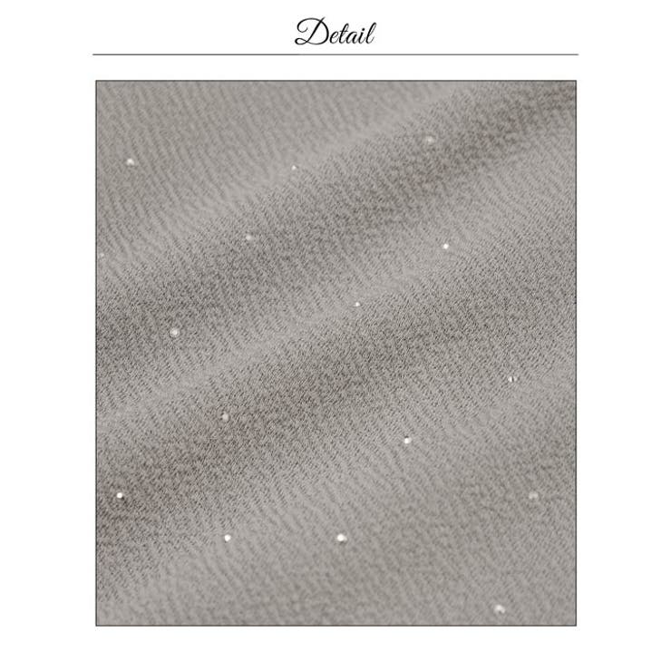 リボンで寄せて谷間を盛るギャザー×裾レースのタイトミニ丈キャバドレス[SML 3… | Dazzy | 詳細画像16 