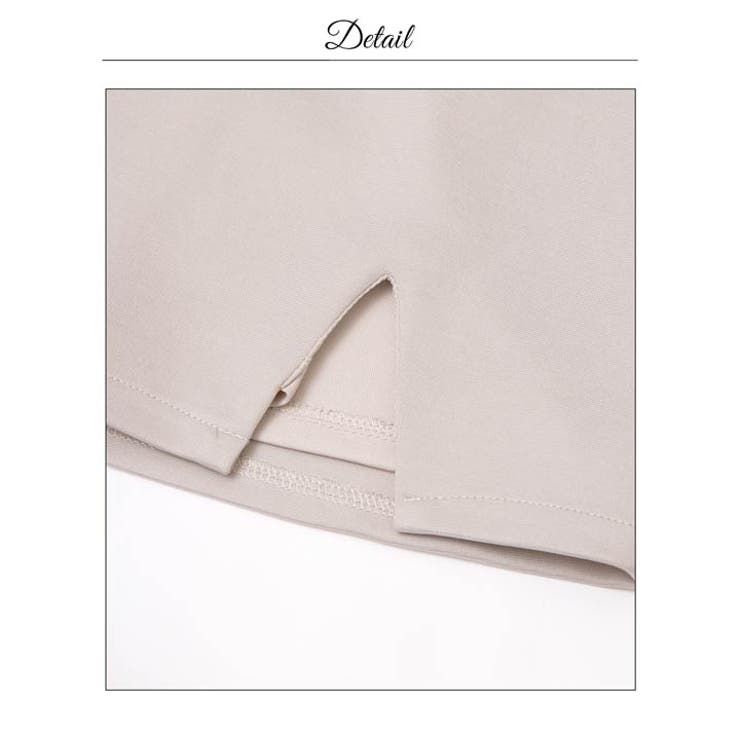 甘めセクシーな胸元リボン×華奢見せフリル袖タイトミニ丈キャバドレス[SML 3サ… | Dazzy | 詳細画像17 