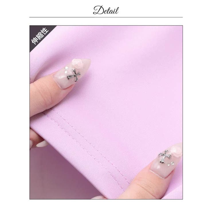 [明日花キララ着用]二の腕隠せる女神袖チュール×オフショルリボンのスリットロング… | Dazzy | 詳細画像19 