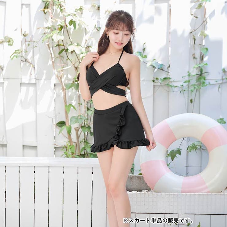 [単品]カシュクールフリルスカート 水着【dazzy beach | Dazzy | 詳細画像3 