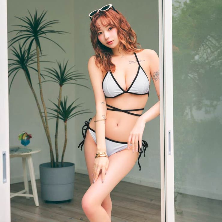 [2点SET]モノトーンストリングビキニ 水着【dazzy beach | Dazzy | 詳細画像9 