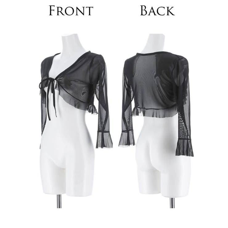 [2点SET]シャーリング2wayシアーボレロ付きワンピース 水着【dazzy … | Dazzy | 詳細画像12 