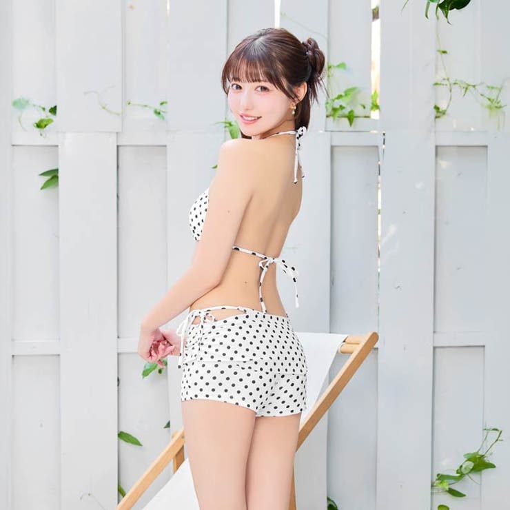 [3点SET]ドット柄ホルターネックビキニ 水着【dazzy beach | Dazzy | 詳細画像10 