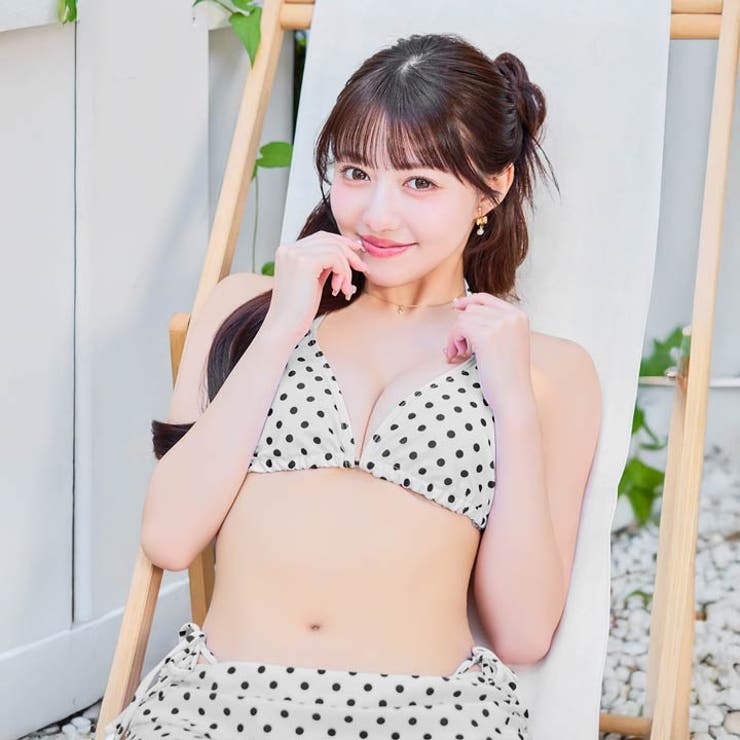 [3点SET]ドット柄ホルターネックビキニ 水着【dazzy beach | Dazzy | 詳細画像5 