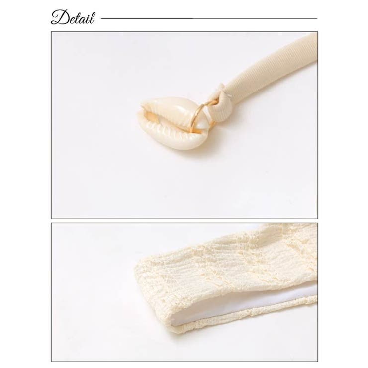 [2点SET]シェルチャームホルターネックビキニ 水着【dazzy beach | Dazzy | 詳細画像10 