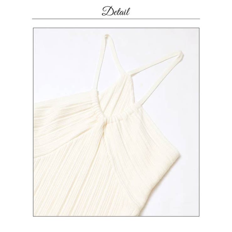 色っぽい背中魅せ♪ホルターネックリブニットタイトワンピース[カジュアル dazz… | Dazzy | 詳細画像12 