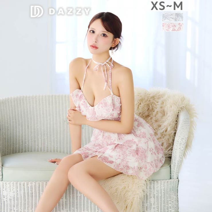 [伊藤桃々着用]大人気トワルドジュイ×華奢ホルター♪色っぽ肌魅せAラインミニ丈キ… | Dazzy | 詳細画像3 