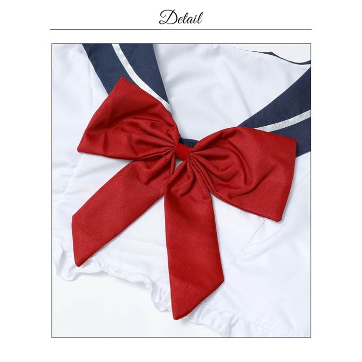 [4点SET]セクシーBIGリボンセーラー服コスチューム【2026/コスプレ】 | Dazzy | 詳細画像13 