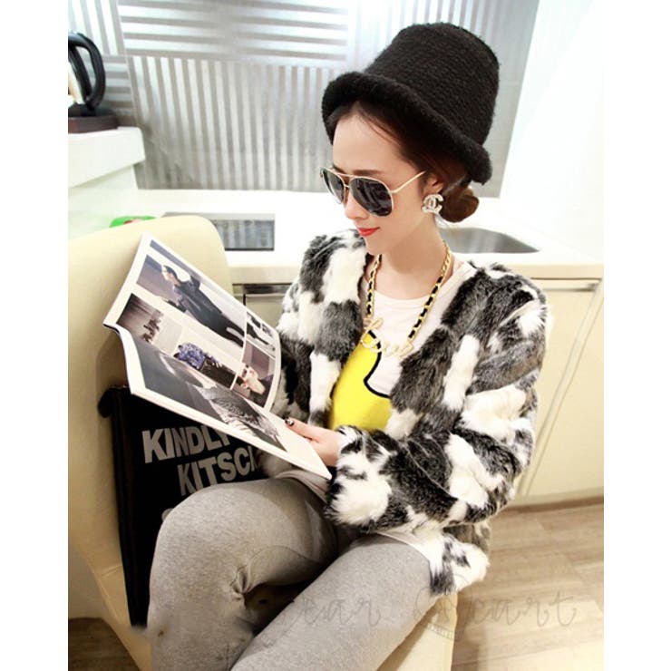 海外セレブファッション 牛柄ファージャケット 13秋冬新作 品番 Cp Dearheart ディアハート のレディース ファッション通販 Shoplist ショップリスト