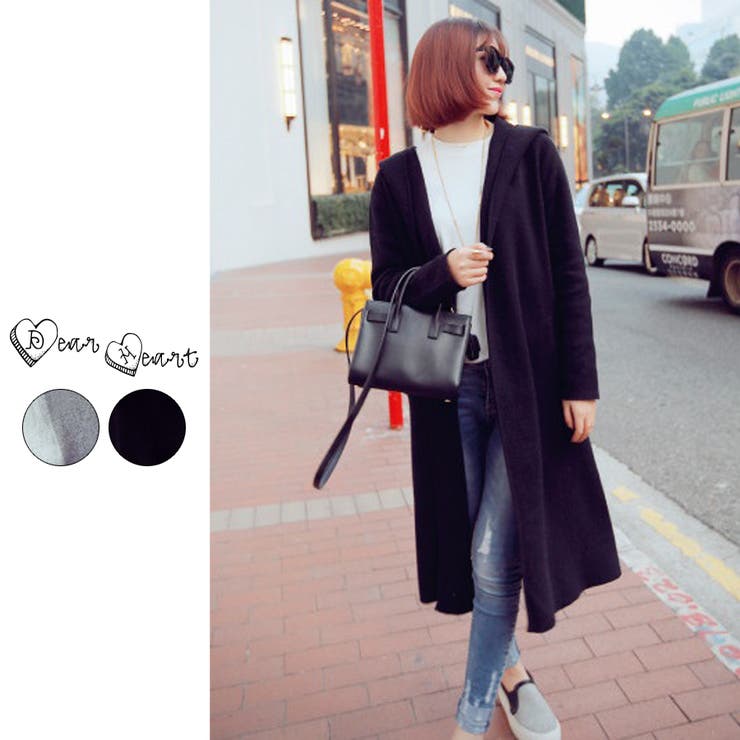 韓国ファッション フード付ロングジャケット 15春夏新作 品番 Cp Dearheart ディアハート のレディース ファッション通販 Shoplist ショップリスト