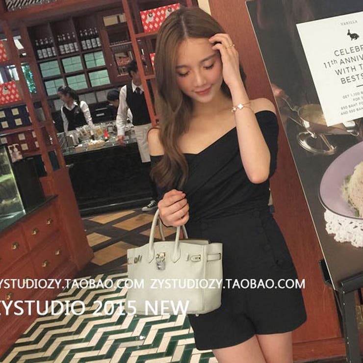 韓国ファッション 交差vネックオフショルカットソー 15春夏新作 品番 Cp Dearheart ディアハート の レディースファッション通販 Shoplist ショップリスト