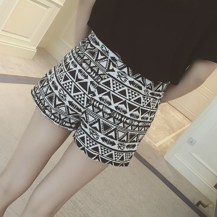 ★韓国ファッション♪幾何学柄ショートパンツ★2015秋冬新作 | DearHeart | 詳細画像3 