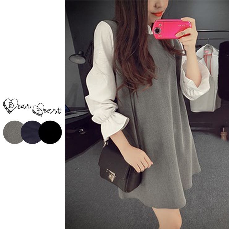 韓国ファッション フェイクレイヤード切替ワンピース 15秋冬 新作 品番 Cp Dearheart ディアハート のレディースファッション通販 Shoplist ショップリスト 韓国ファッション フェイクレイヤード切替ワンピース 15秋冬 新作 品番 Cp Dearheart ディアハート のレディースファッション通販 Shoplist ショップリスト
