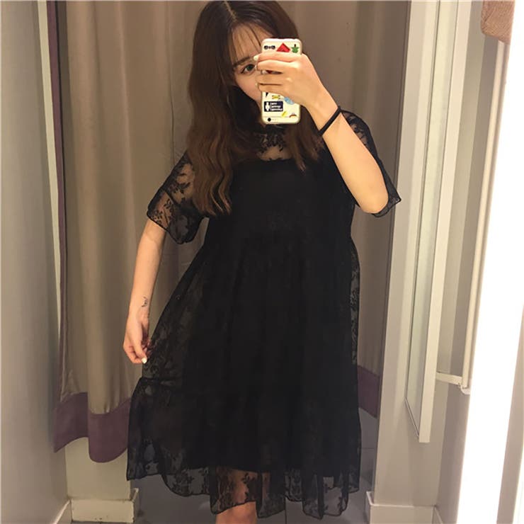 トレンドファッション インナー付シースルーワンピース 17春夏 新作 品番 Cp Dearheart ディアハート のレディースファッション通販 Shoplist ショップリスト